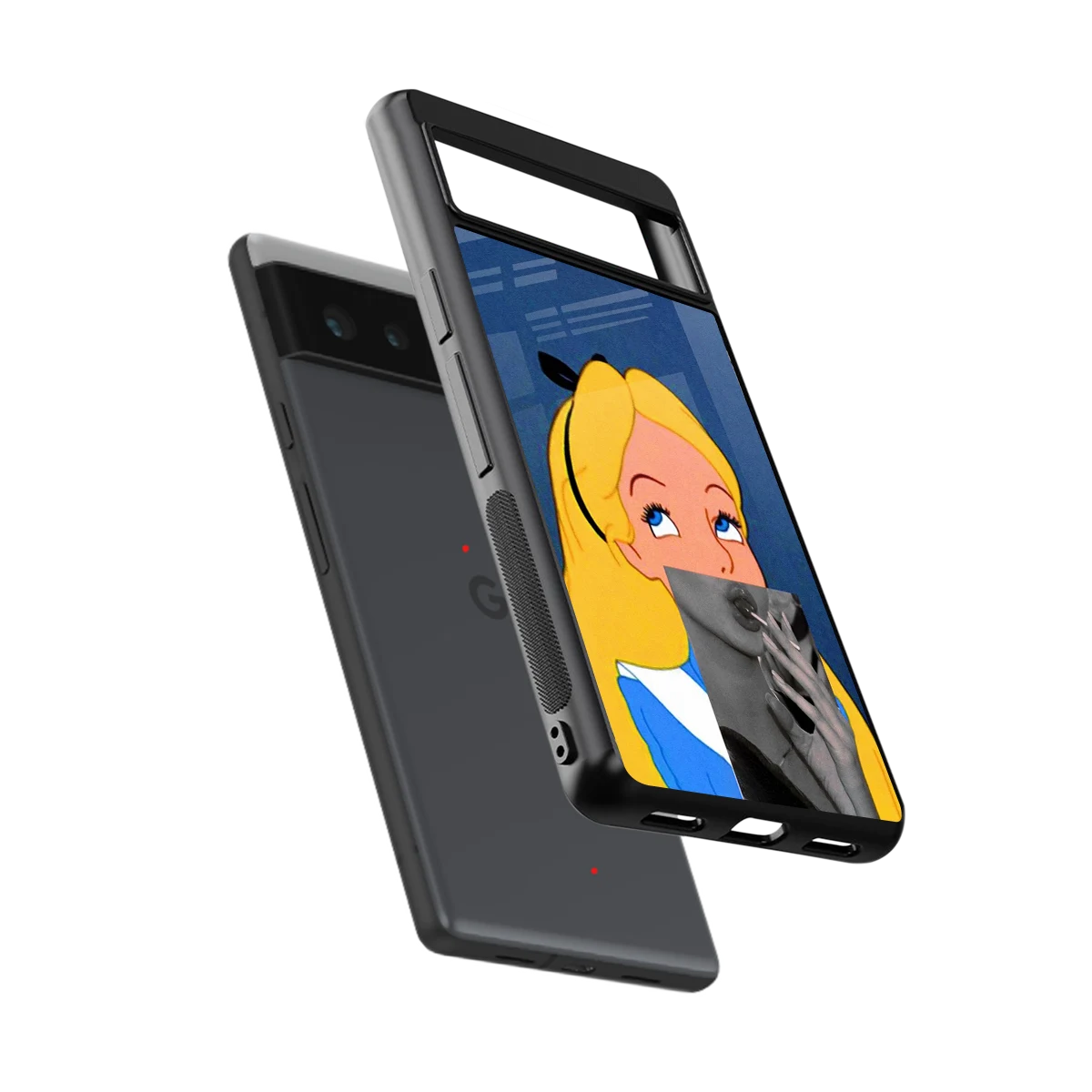 Sugar Bliss sleek google pixel 6 cover with tempered glass back and TPU edges