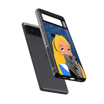 Sugar Bliss sleek google pixel 6 cover with tempered glass back and TPU edges