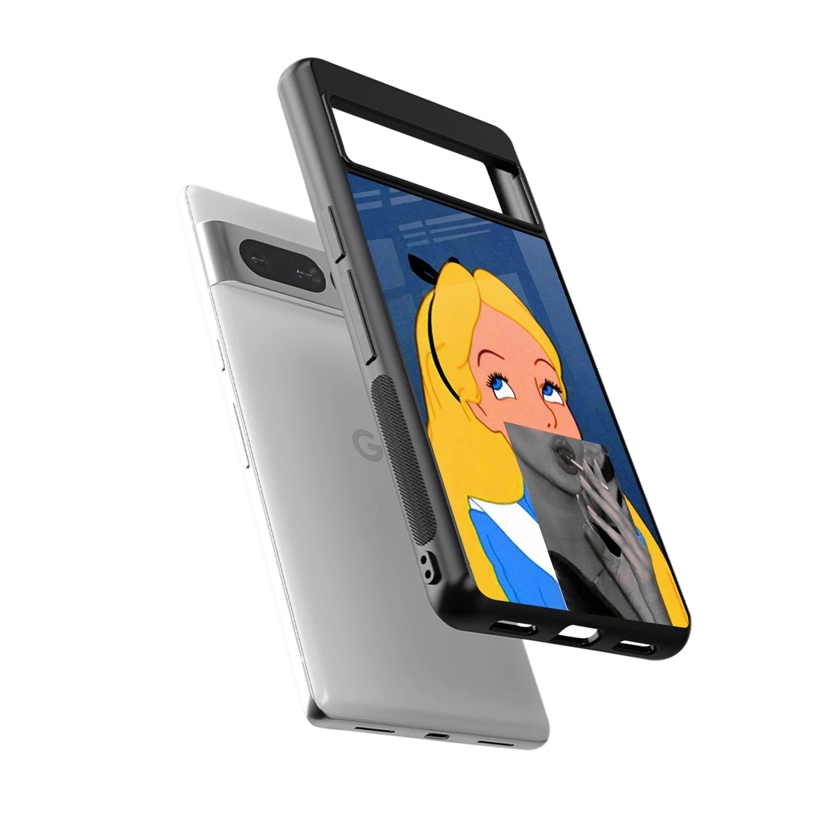 Sugar Bliss sleek google pixel 7 pro cover with tempered glass back and TPU edges