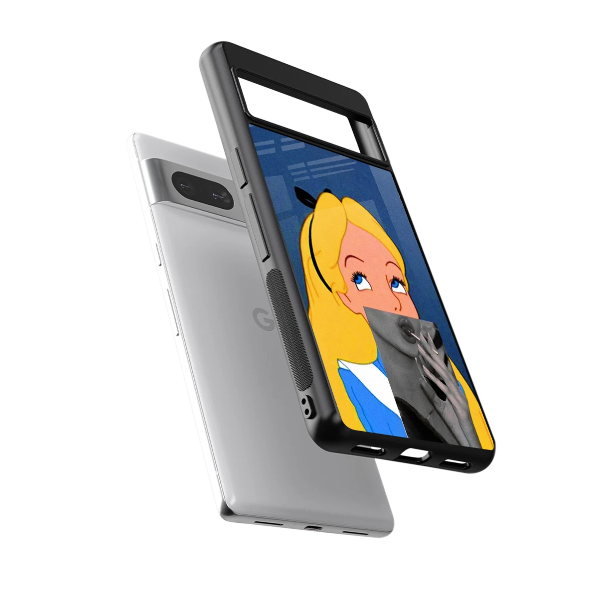 Sugar Bliss sleek google pixel 7 cover with tempered glass back and TPU edges