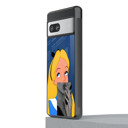 Sugar Bliss stylish phone case for google pixel 7a | glossy glass and slim fit