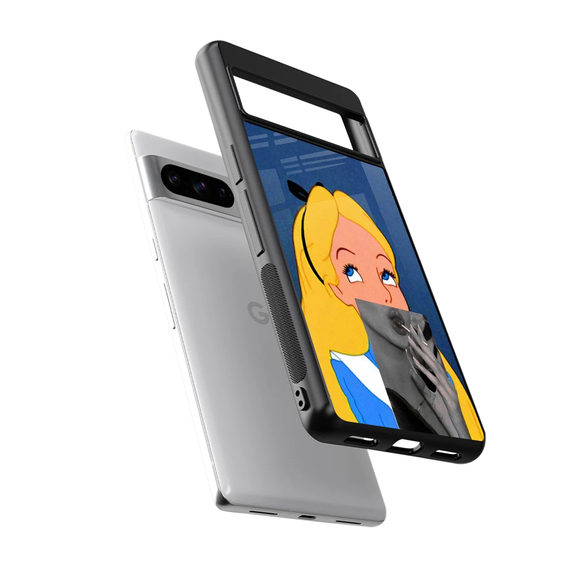 Sugar Bliss sleek google pixel 8 pro cover with tempered glass back and TPU edges