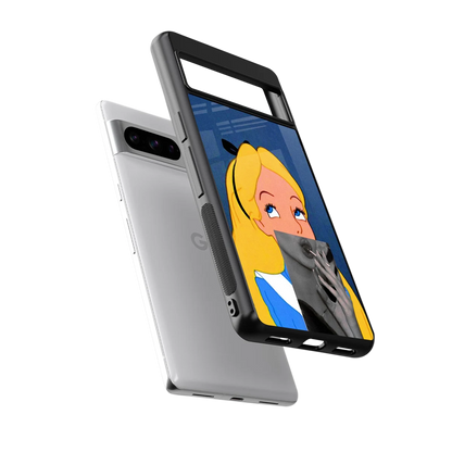 Sugar Bliss sleek google pixel 8 pro cover with tempered glass back and TPU edges