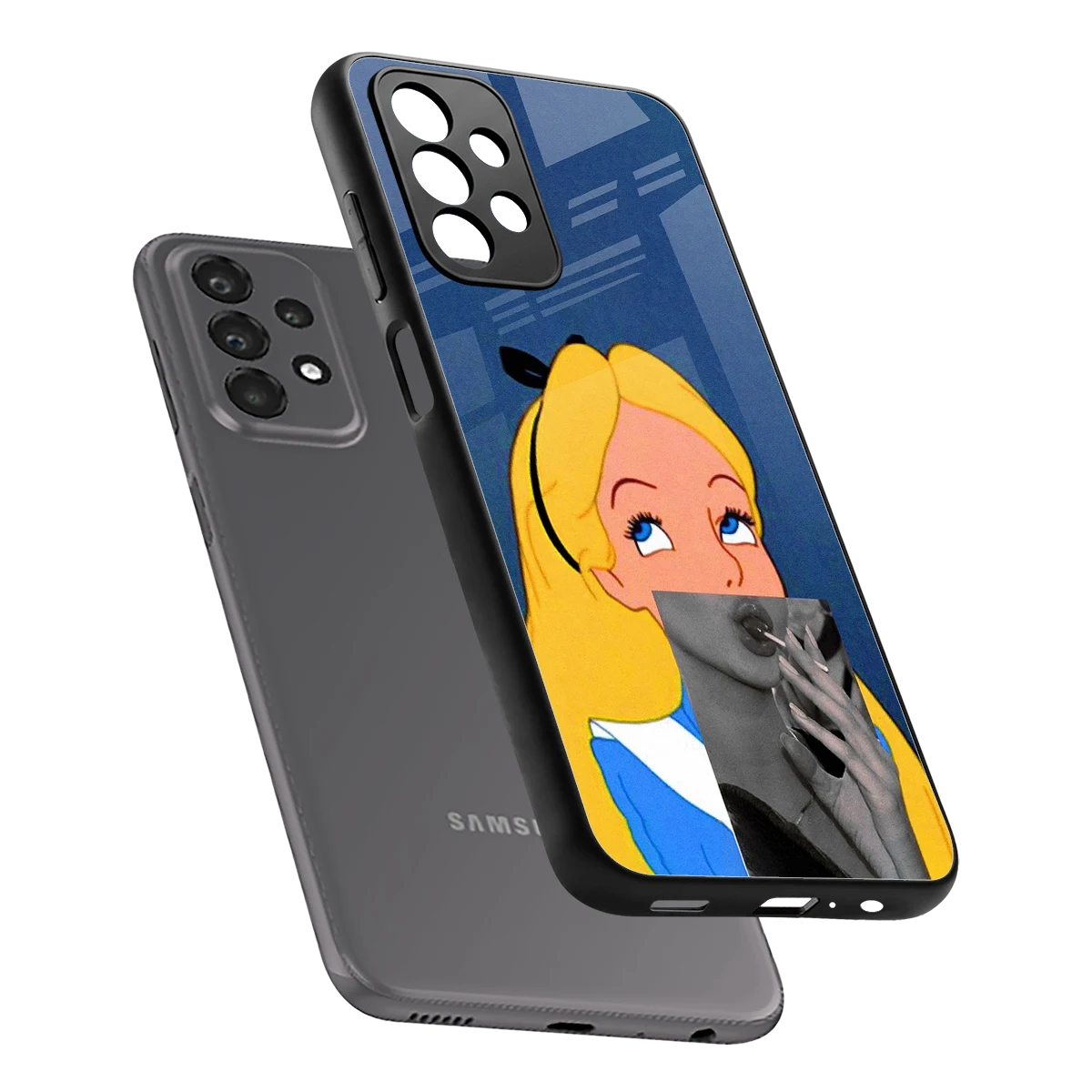 Sugar Bliss sleek samsung galaxy a23 cover with tempered glass back and TPU edges