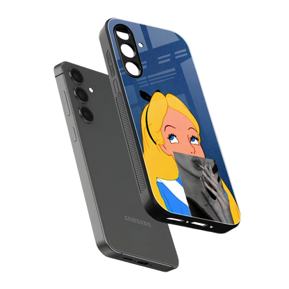 Sugar Bliss sleek samsung galaxy a55 5g cover with tempered glass back and TPU edges