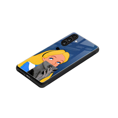 Sugar Bliss stylish phone case for samsung galaxy a55 5g | glossy glass and slim fit