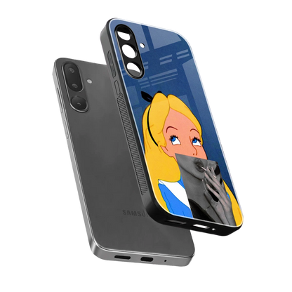 Sugar Bliss sleek samsung galaxy m36 5g cover with tempered glass back and TPU edges
