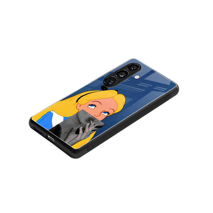 Sugar Bliss stylish phone case for samsung galaxy s25 fe | glossy glass and slim fit