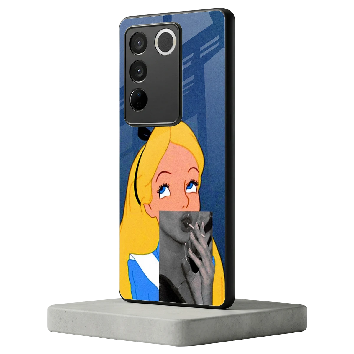 Sugar Bliss vivo v27 5g mobile cover | shockproof glass phone case