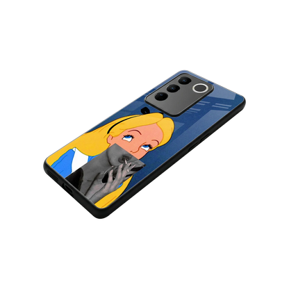 Sugar Bliss stylish phone case for vivo v27 5g | glossy glass and slim fit