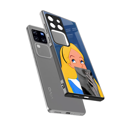 Sugar Bliss sleekvivo v30 pro cover with tempered glass back and TPU edges