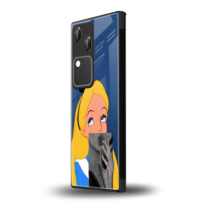 Sugar Bliss vivo v30 mobile cover | shockproof glass phone case