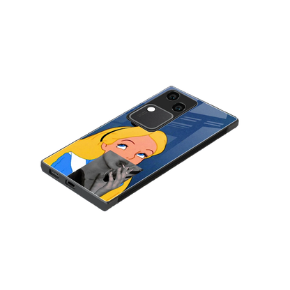 Sugar Bliss stylish phone case for vivo v30 | glossy glass and slim fit