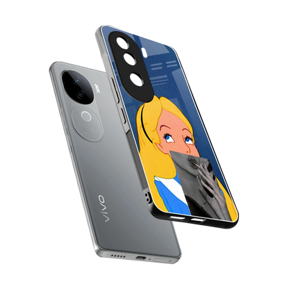 Sugar Bliss sleek vivo v40e cover with tempered glass back and TPU edges