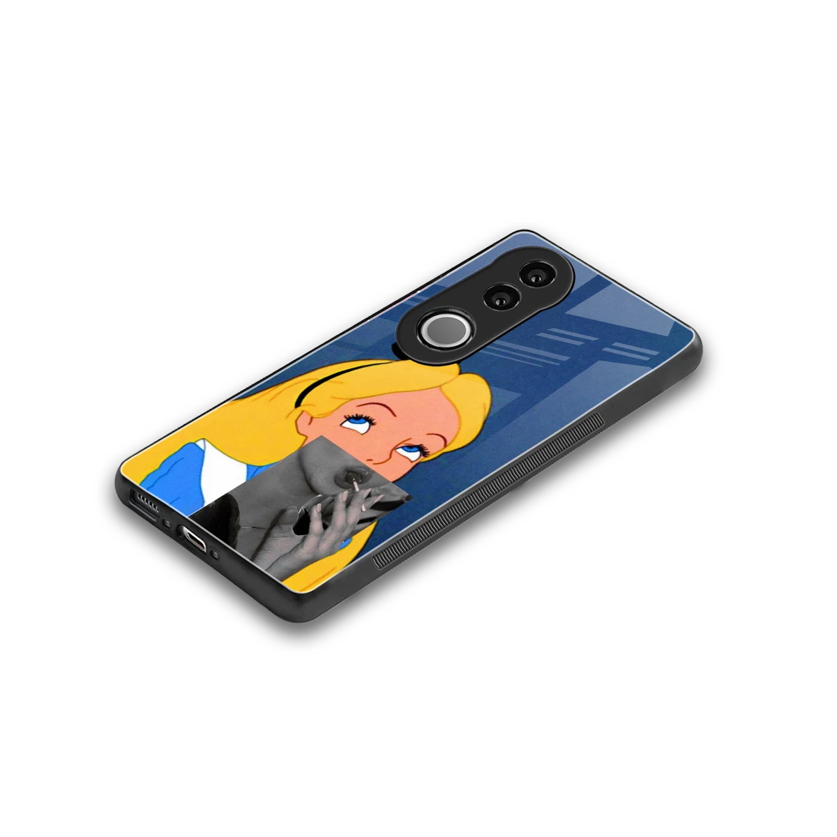 Sugar Bliss stylish phone case for vivo v50 | glossy glass and slim fit