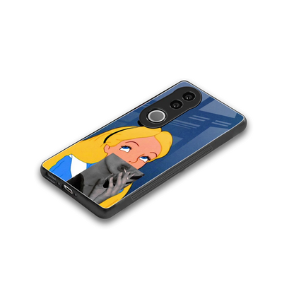 Sugar Bliss stylish phone case for vivo v50 | glossy glass and slim fit
