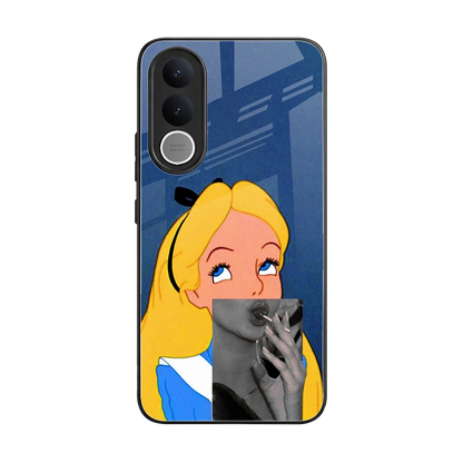 Sugar Bliss back phone cover | glass case for vivo v70 fe
