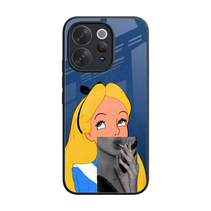 Sugar Bliss back phone cover | glass case for vivo v70 elite