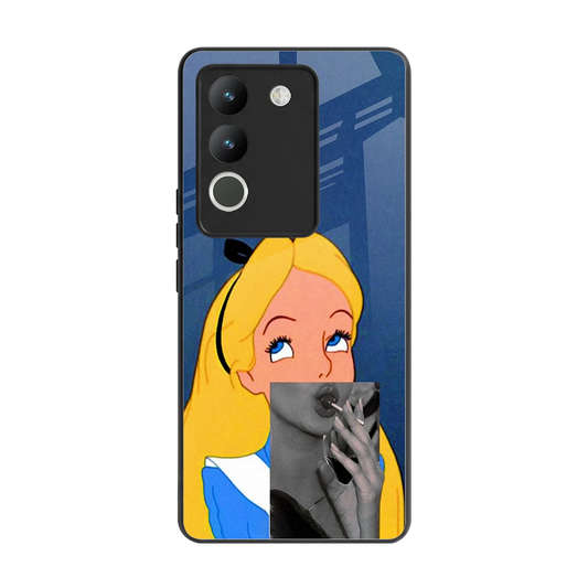 Sugar Bliss back phone cover | glass case for vivo y200 5g