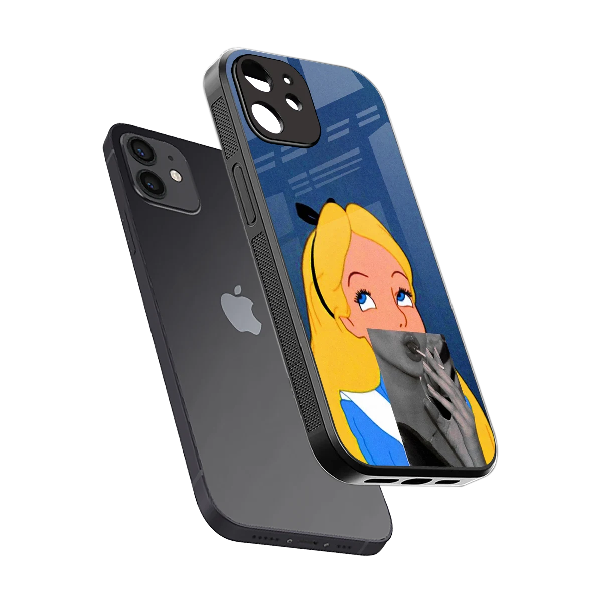 Sugar Bliss sleek iphone 12 cover with tempered glass back and TPU edges