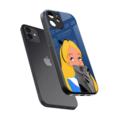 Sugar Bliss sleek iphone 12 cover with tempered glass back and TPU edges