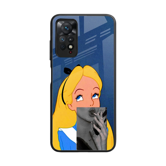 Sugar Bliss back phone cover | glass case for redmi note 11 pro
