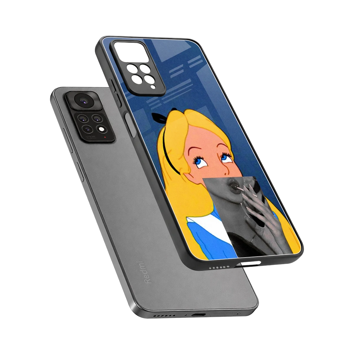 Sugar Bliss sleek redmi note 11 pro cover with tempered glass back and TPU edges