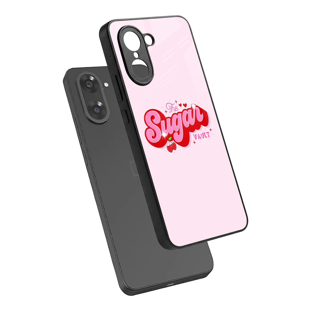 Sugar Vault sleek oneplus nord ce5 5g cover with tempered glass back and TPU edges