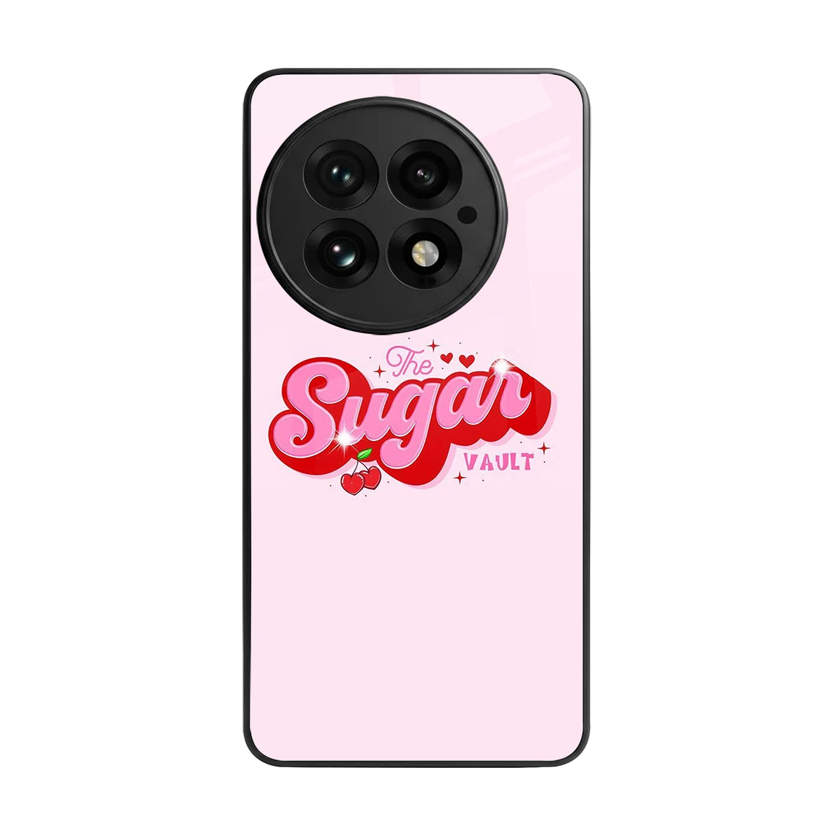 Sugar Vault back phone cover | glass case for oneplus 13