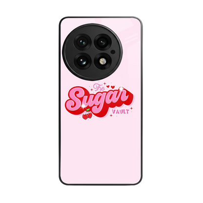 Sugar Vault back phone cover | glass case for oneplus 13