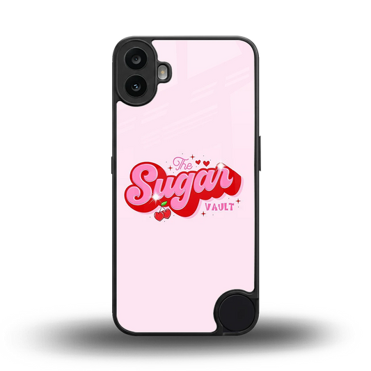 Sugar Vault back phone cover | glass case for cmf nothing phone 1