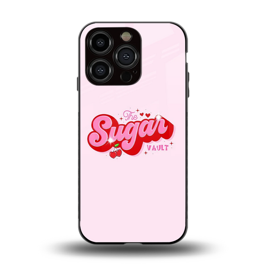 Sugar Vault back phone cover | glass case for iphone 13 pro