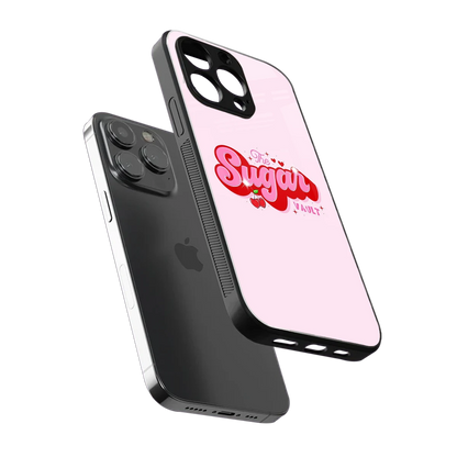 Sugar Vault sleek iphone 13 pro cover with tempered glass back and TPU edges