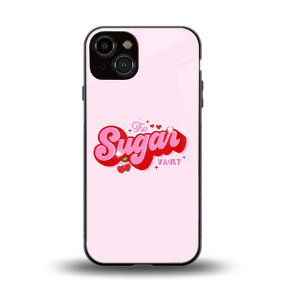 Sugar Vault back phone cover | glass case for iphone 13
