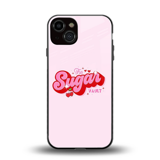 Sugar Vault back phone cover | glass case for iphone 13