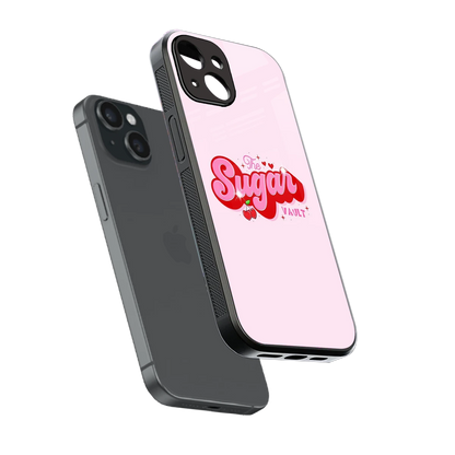 Sugar Vault sleek iphone 13 cover with tempered glass back and TPU edges