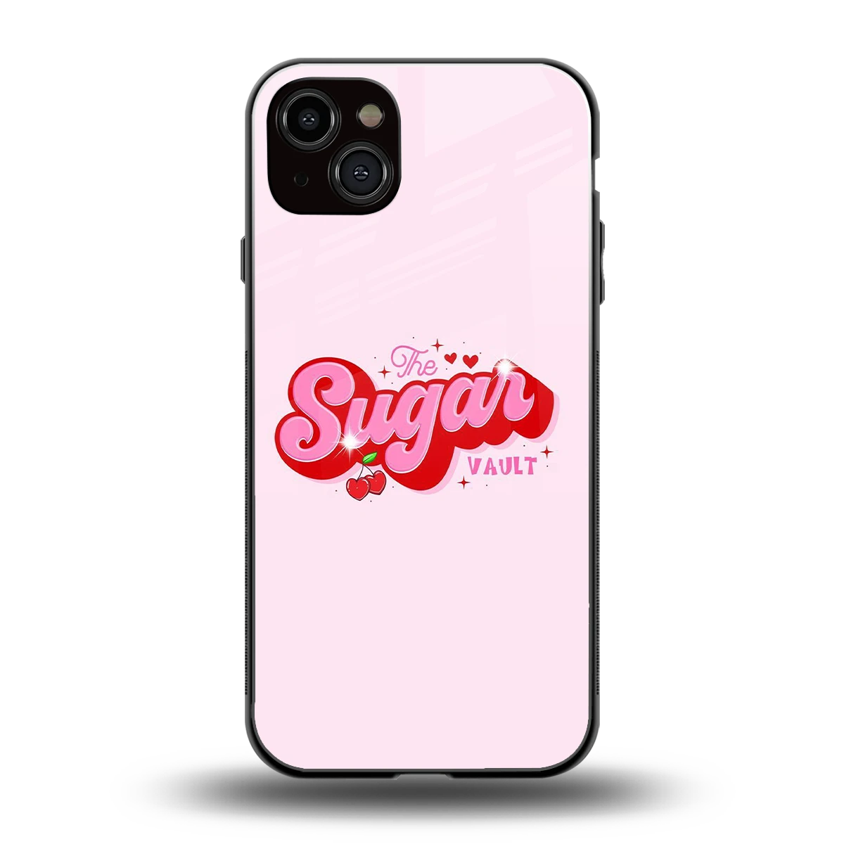 Sugar Vault back phone cover | glass case for iphone 14 plus