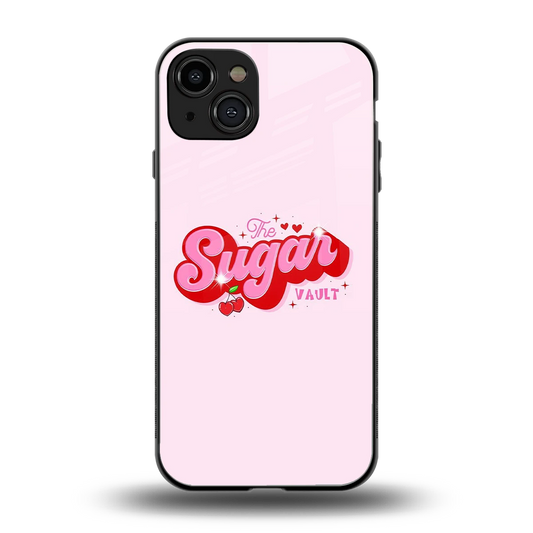 Sugar Vault back phone cover | glass case for iphone 15