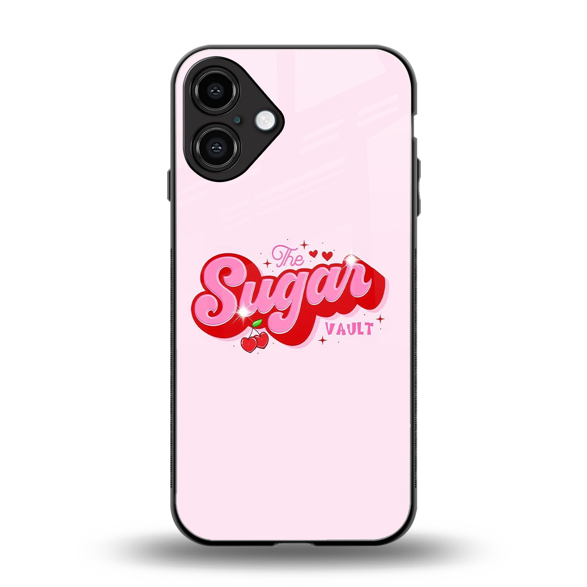 Sugar Vault back phone cover | glass case for iphone 16 plus