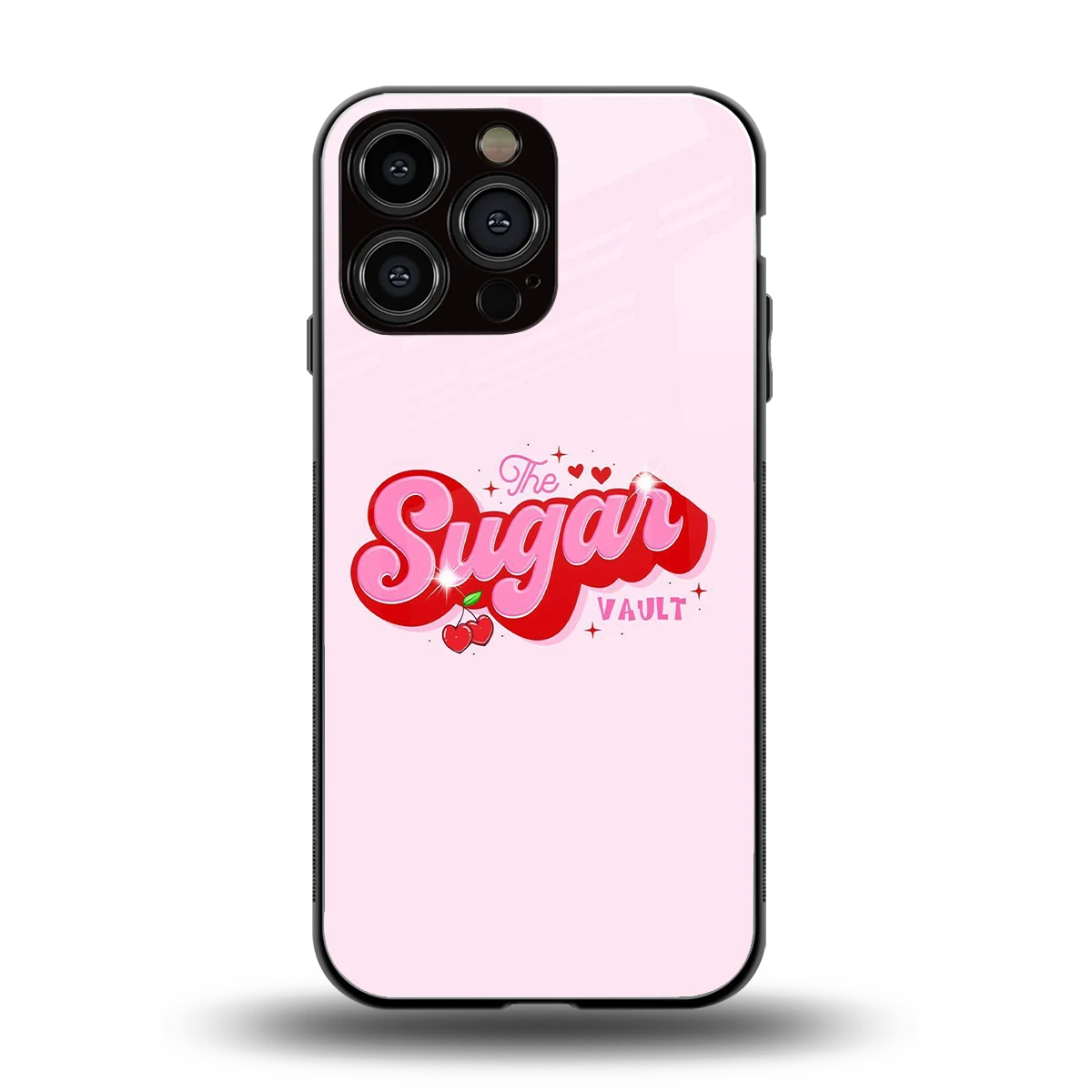 Sugar Vault back phone cover | glass case for iphone 16 pro max