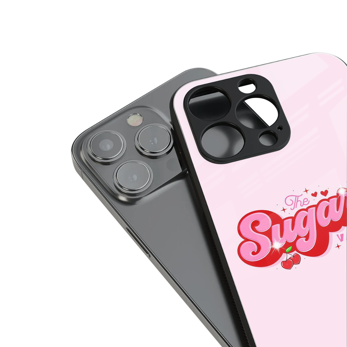 Sugar Vault stylish phone case for iPhone 16 | glossy glass and slim fit
