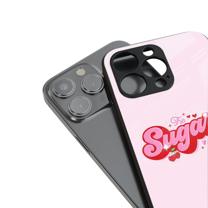 Sugar Vault stylish phone case for iPhone 16 | glossy glass and slim fit