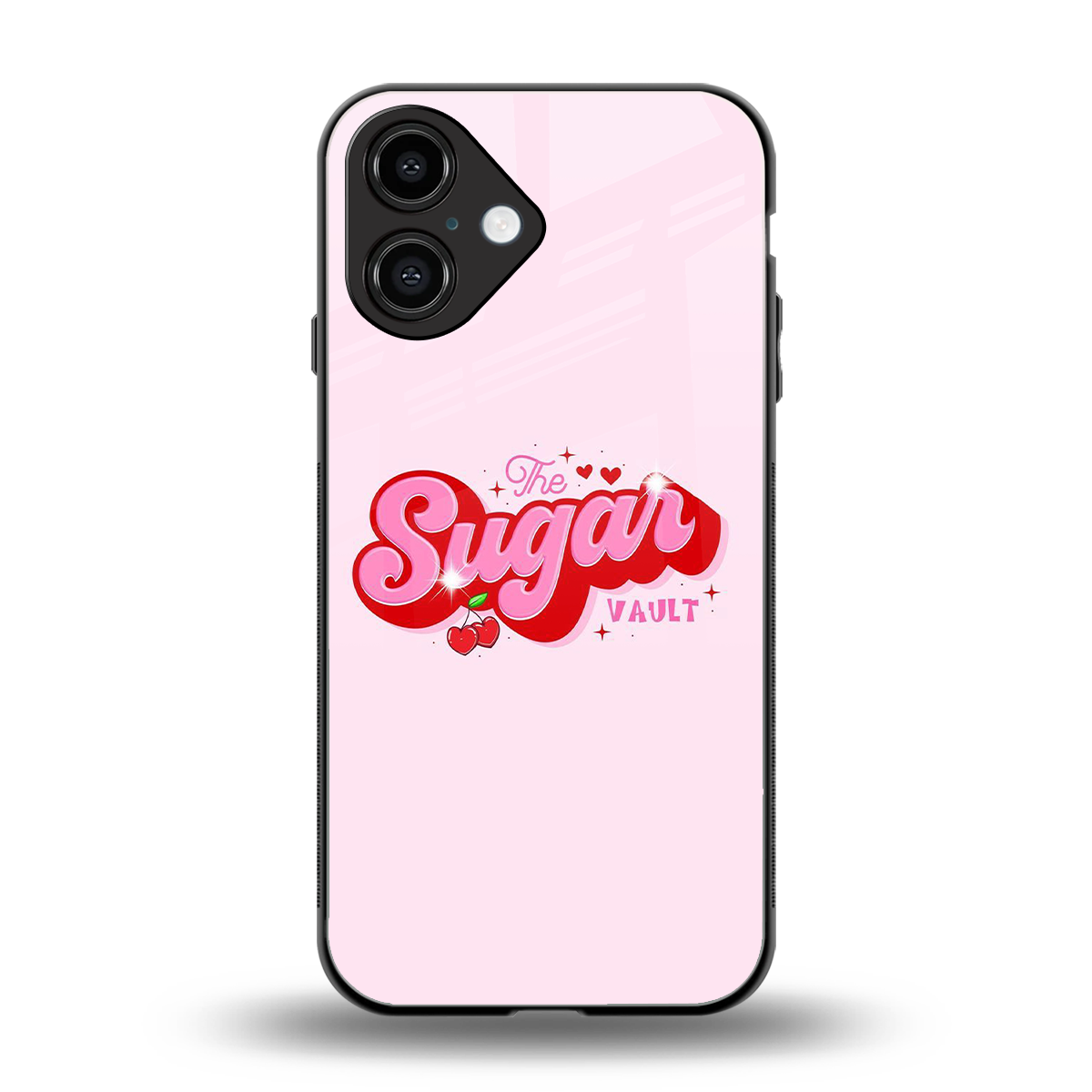 Sugar Vault back phone cover | glass case for iphone 16