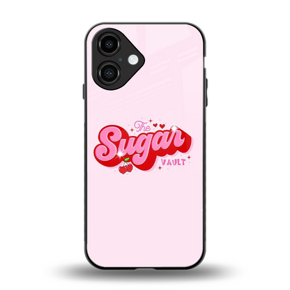 Sugar Vault back phone cover | glass case for iphone 16