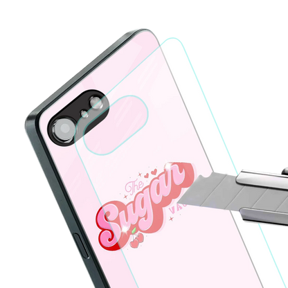 Sugar Vault stylish phone case for iphone 16e | glossy glass and slim fit