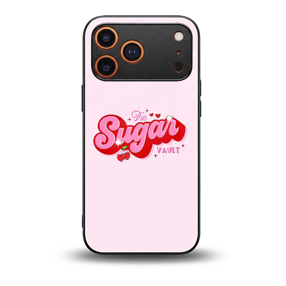 Sugar Vault back phone cover | glass case for iphone 17 pro