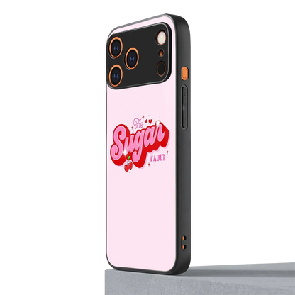 Sugar Vault iphone 17 pro mobile cover | shockproof glass phone case