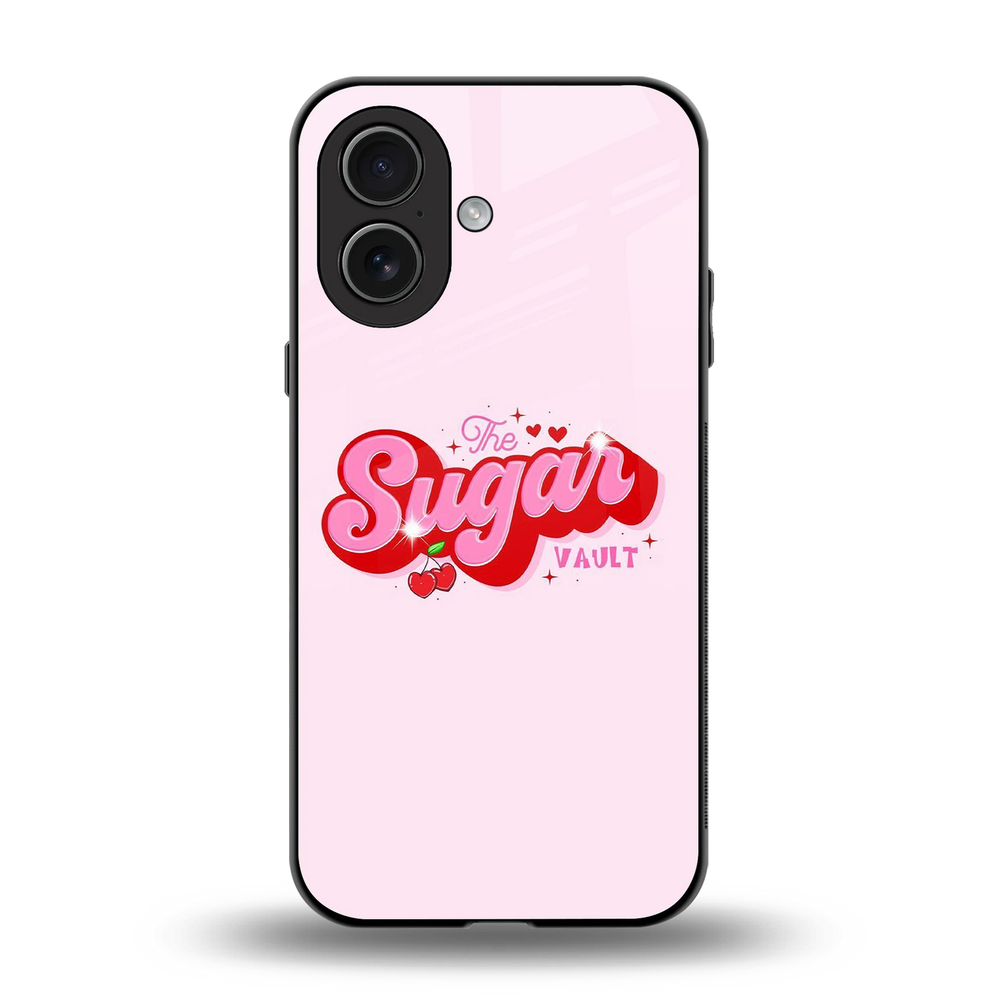 Sugar Vault back phone cover | glass case for iphone 17
