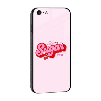 Sugar Vault sleek iphone 6 cover with tempered glass back and TPU edges