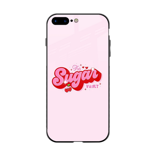Sugar Vault back phone cover | glass case for iphone 8 plus